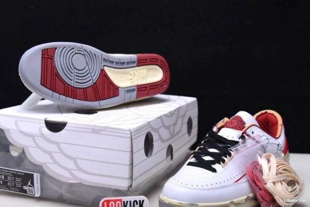 Rep Jordan White SP 2 Low Red DJ4375-106 Off-White Retro 0722